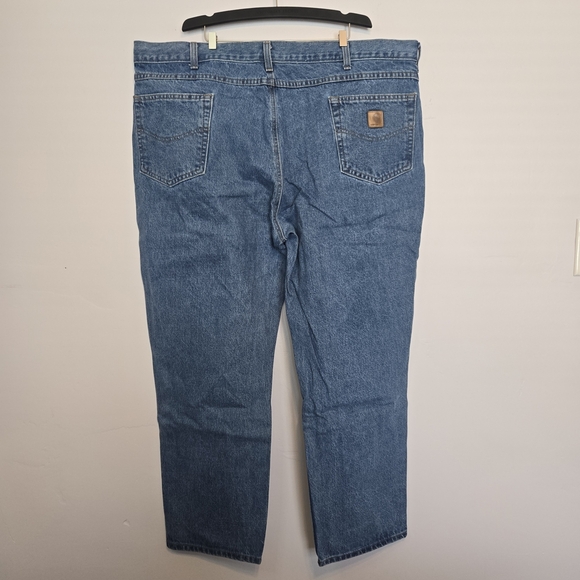 Carhartt Men's Straight Blue Jeans 46×30 - Picture 2 of 5